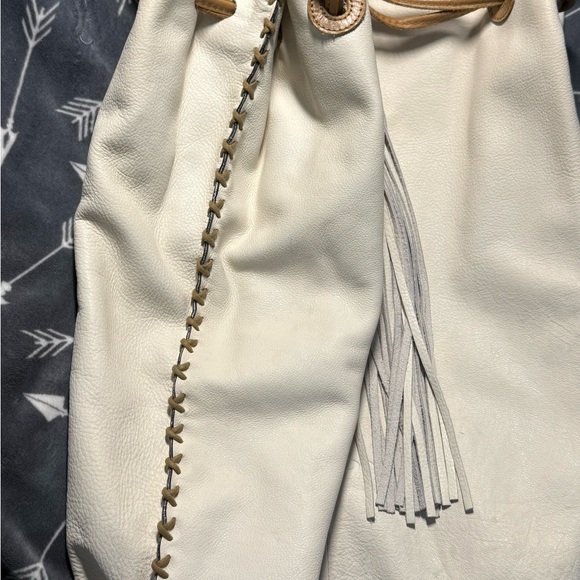 Rare Dimoni Soft Leather Drawstring Shoulder Bag Handcrafted in Spain - Picture 2 of 8